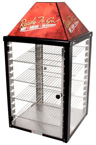18" Countertop Food Display Warmer with 4 Shelves – 120V, 640W