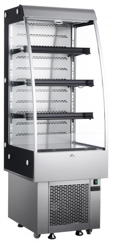 24” Grab-and-Go Open Refrigerated Floor Self-Serve Display Case with 9cu.ft. (25