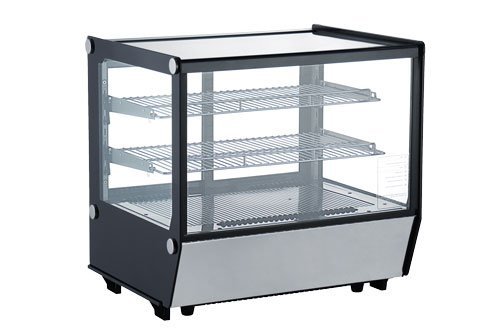 Square Glass Countertop Refrigerated Showcase