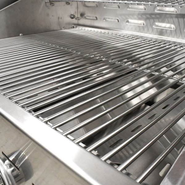 Stainless Steel Propane Outdoor BBQ Grill with 5 Burners, Top and Side Shelf and – Image 4