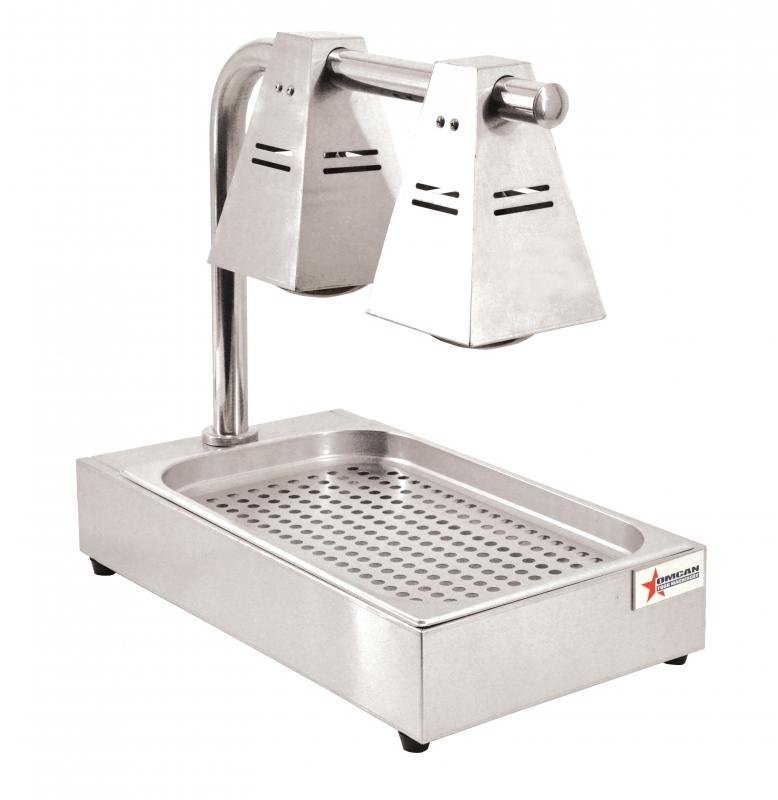 Commercial Fry Dump Holding Station Portable Electric Food Warmer 2 Infrared Bul – Image 2