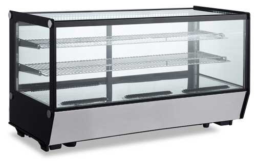Square Glass Countertop Refrigerated Showcase – Image 4