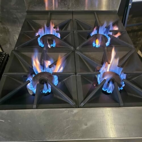4 burner range.