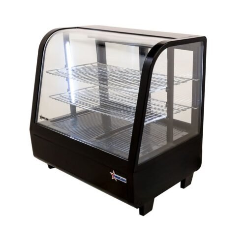 27” Black Countertop Refrigerated Display with 3.5cu.ft. / 100L Capacity – 110V,