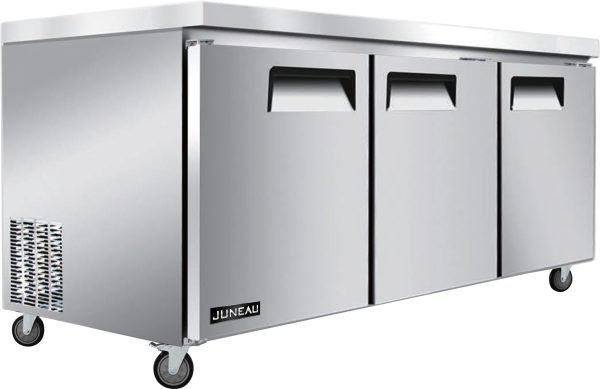 Juneau 72″ Undercounter Freezer Three Door Stainless Steel, 11 cu.ft. / 308 L Ca – Image 2