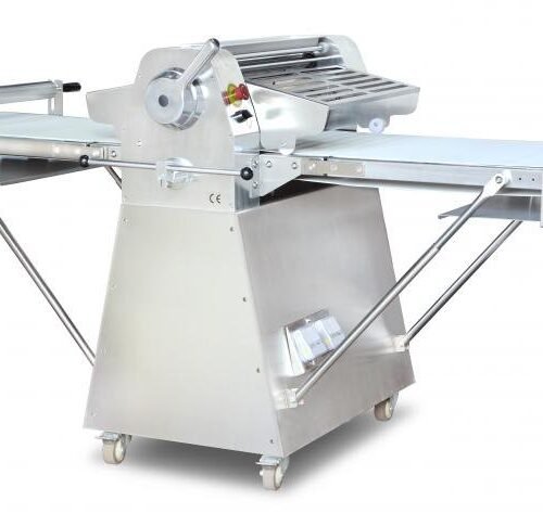 Stainless Steel Floor Model Dough Sheeter with 88" Conveyor Length – 0.75 HP (55