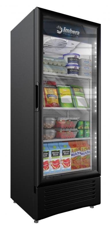 Imbera One Glass Swing Door Refrigerator, Black – Image 5