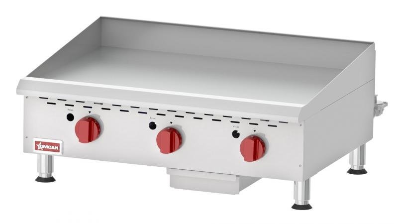 Countertop Gas Griddle with Thermostatic Control – Image 2