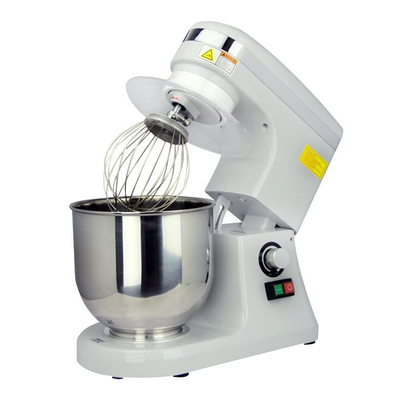 7QT Gray Countertop Planetary Mixer with Guard – 110V, 270W – Image 3