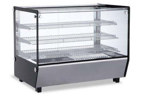 Square-Glass Countertop Display Warmer – 110V, 1650W