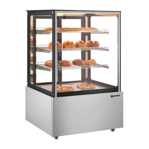 Square-Glass Countertop Display Warmer