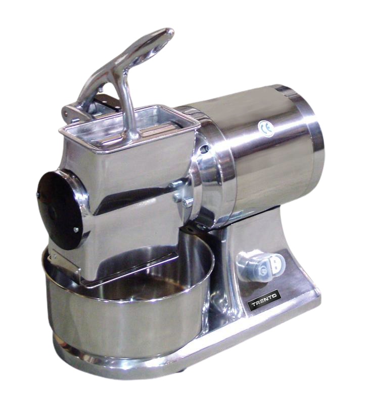 Stainless Steel Cheese Grater with Microswitch and Brake Motor, 132 lb./hr – 1.5