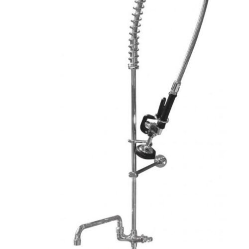 Commercial Kitchen Faucet with Pre-Rinse Sprayer