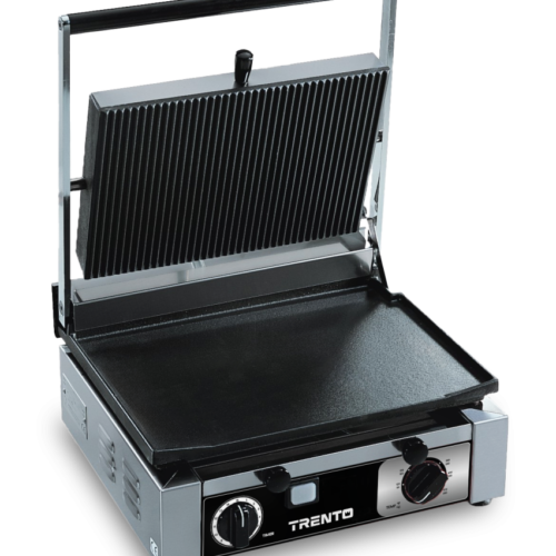 Panini Grill 10″ X 15″ Single Rib/Smooth 120V/60/1 ETL cETLus