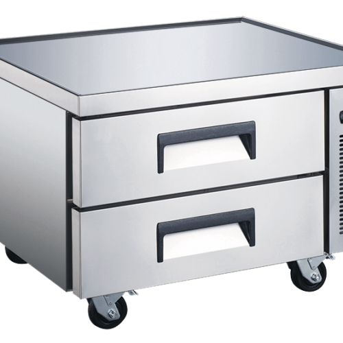 Stainless Steel Refrigerated Chef Base with 2 Drawers