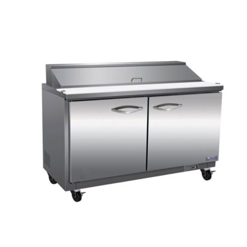 2 door sandwich prep table