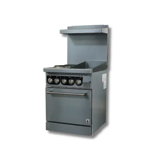 Electric Range 2 top burner + 12"Griddle - HZ-ER24-12G