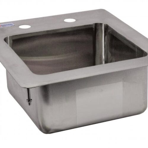 Stainless Steel Single Drop In Sink With Flat Top