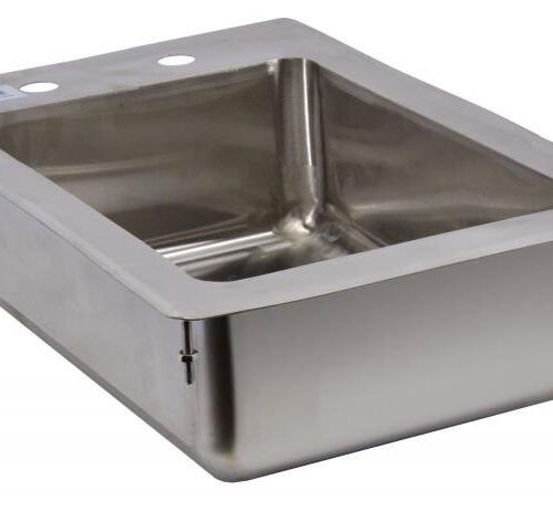 10″ x 14″ x 5″ Stainless Steel Single Tub Drop in Sink with Flat Top
