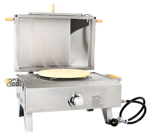 Stainless Steel Propane Pizza Oven with Foldable Legs 12,000 BTU