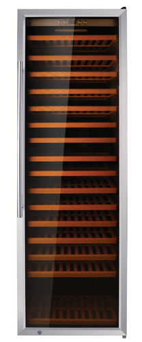 Vinovero 27-inch Single Zone Wine Cooler with 192 Bottle Capacity and Stainless