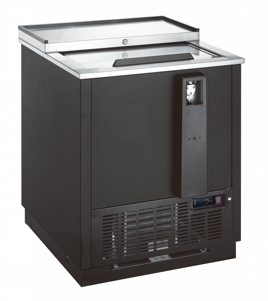 26-Inch Reach-In Beer Bottle Cooler With 5 cu. ft. Capacity