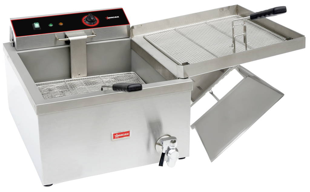 25 lbs. (3 Gal) Oil Capacity Countertop Electric Fryer – 120V, 1Ph, 1700W