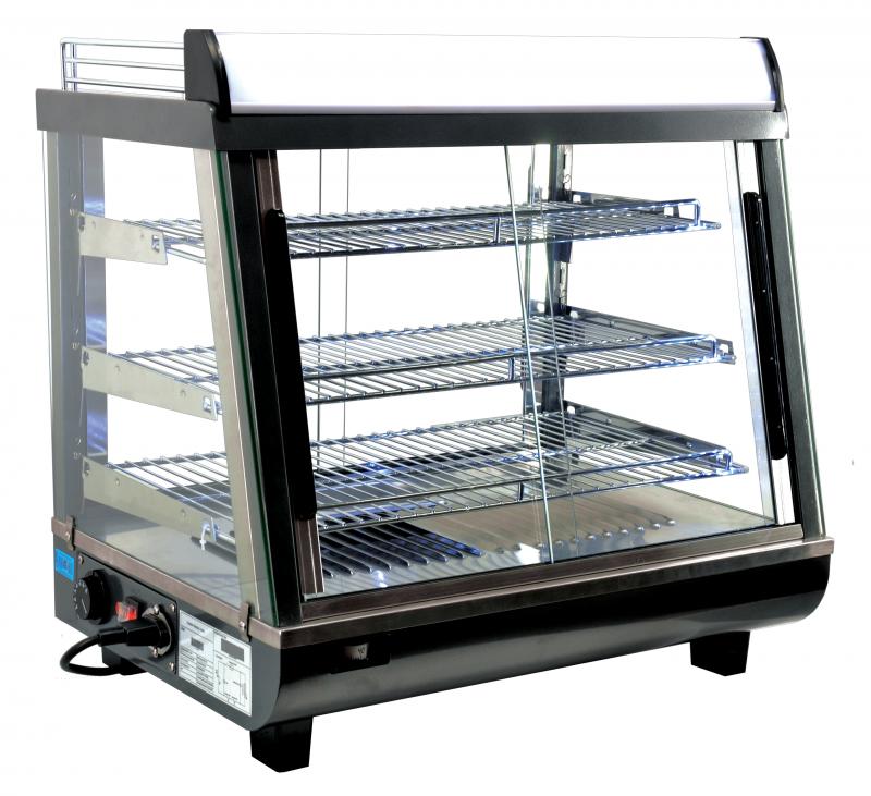 26" Display Warmer with 96 L capacity and Front and Back Doors