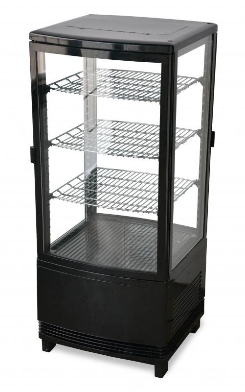 17″ Countertop Pass-Through Refrigerated Display Case with 78 L (2.8 cu.ft.) Cap