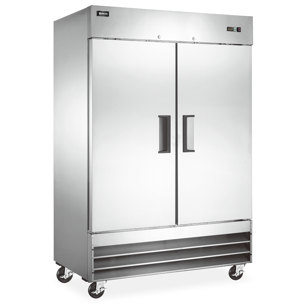 54″ Reach-in Freezer, 2 Doors, Stainless Steel, 47 cu.ft (650 L) Capacity – 110V