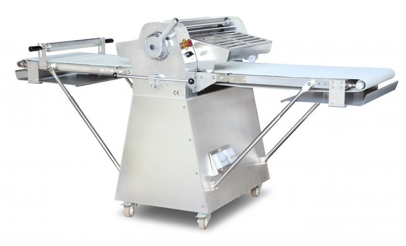 Stainless Steel Floor Model Dough Sheeter with 88" Conveyor Length – 0.75 HP (55