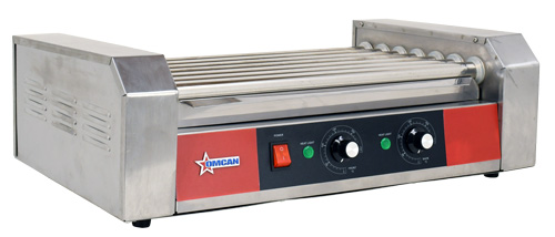 0.91 kW Hot dog Roller with 7 Rollers